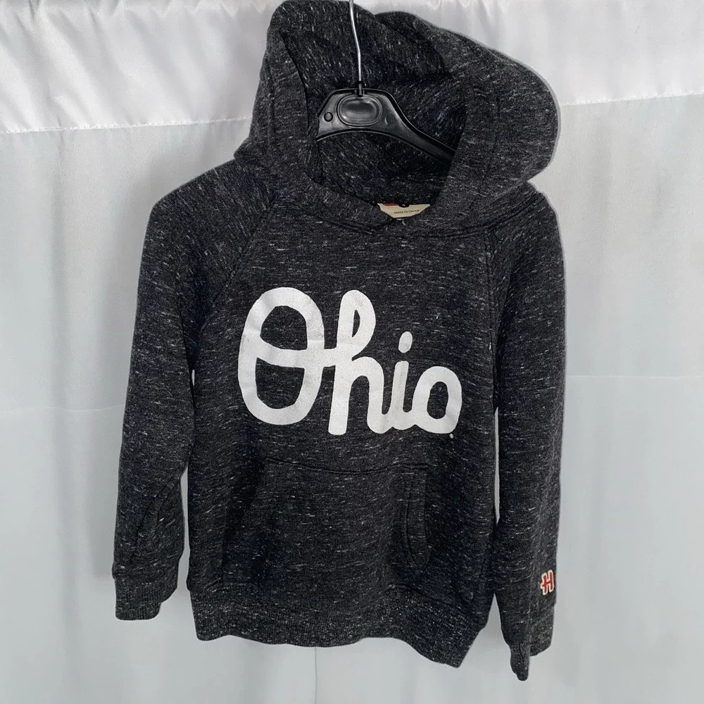 Homage Ohio State University Buckeyes Script Ohio Hoodie Youth Kids Toddler sz 4